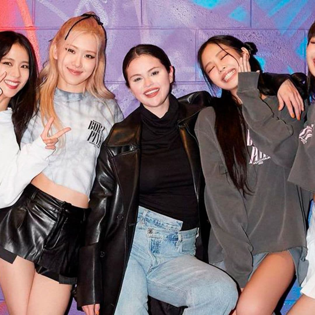 La inesperada tendencia que adelanta Selena Gomez en su foto viral con Blackpink