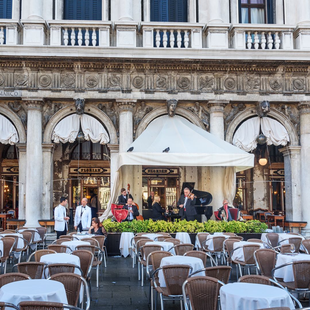 Florian Café, Plaza de San Marcos, Venecia