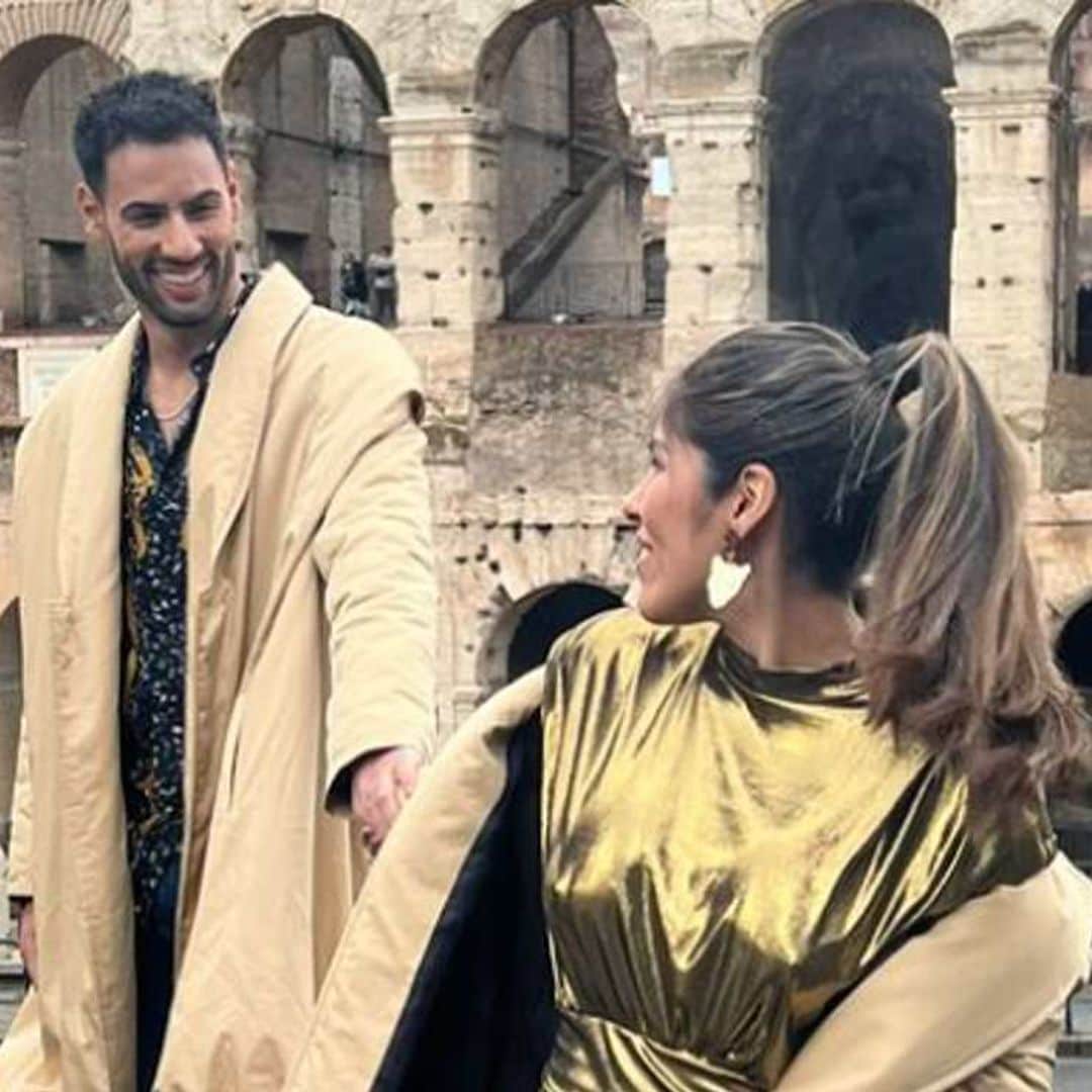 La escapada romántica de Isa Pantoja y Asraf Beno a Roma tras anunciar su compromiso
