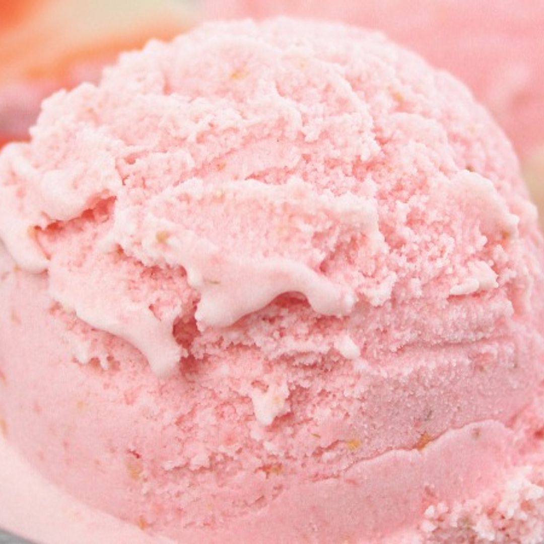 Helado de fresa
