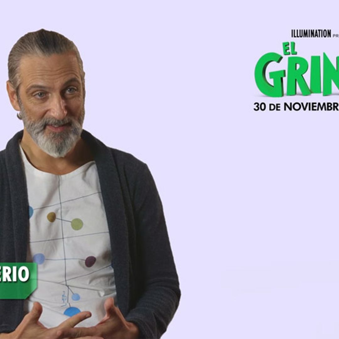 La divertida sesión de doblaje de Ernesto Alterio como 'El Grinch'