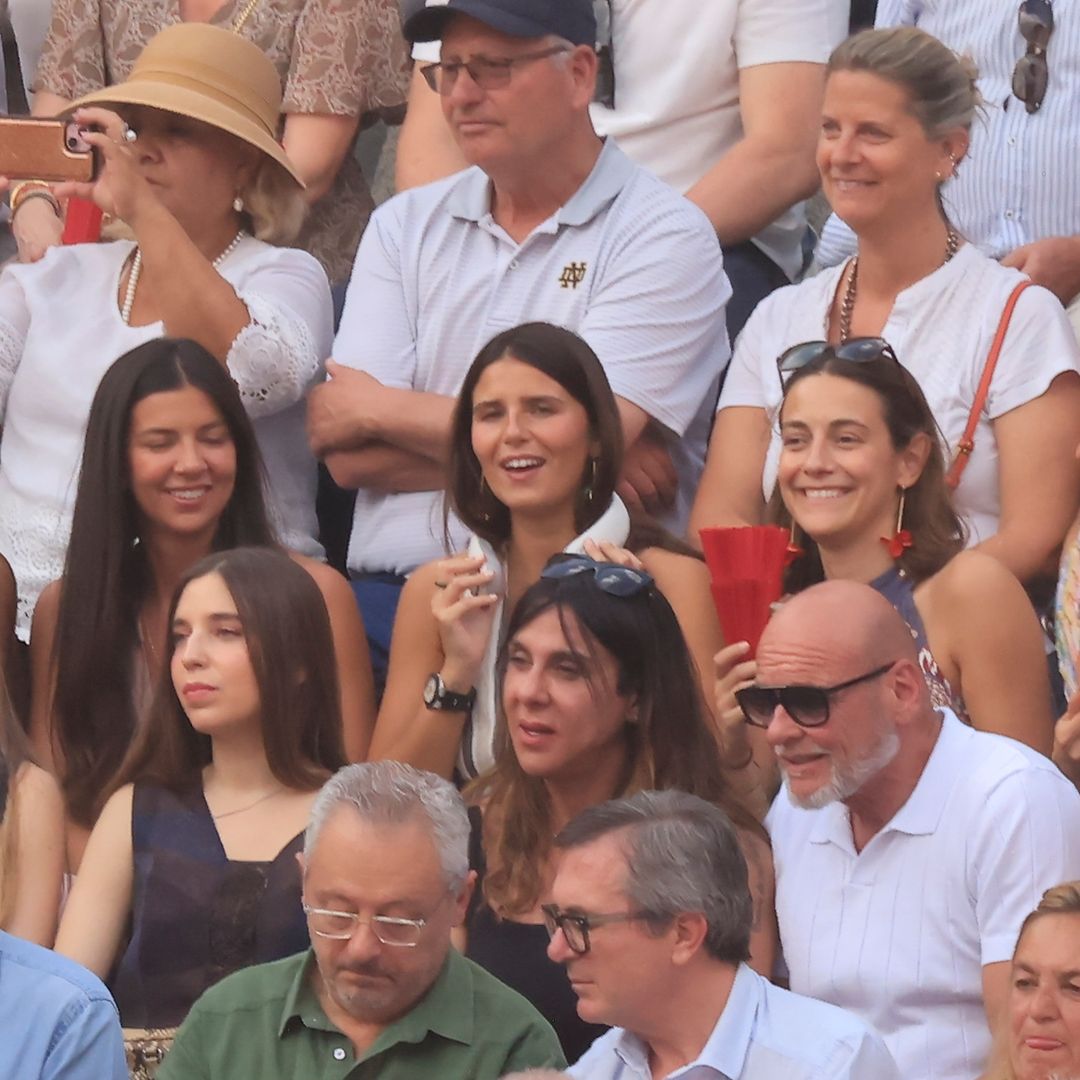 Tana Rivera en la plaza de Las Ventas viendo la tradicional corrida de la beneficencia que cierra la feria de San Isidro, a 14 de junio de 2026, en Madrid