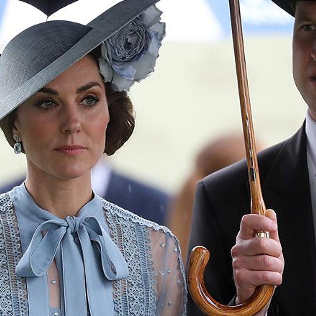 Kate y William, tristes por la mujer herida en un accidente con el convoy real
