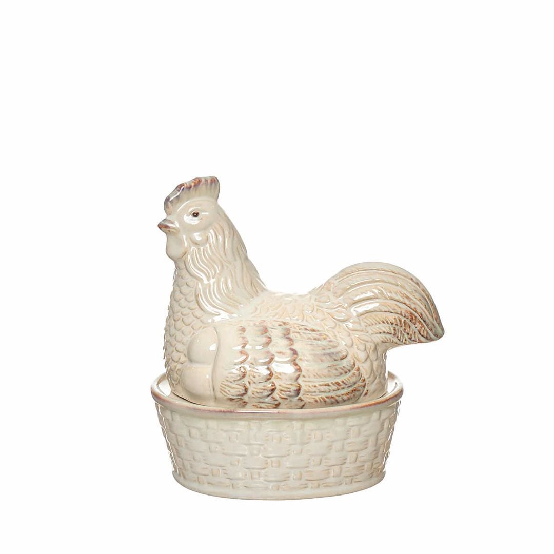 Caja gallina,
de Brocantia (49,90 €).