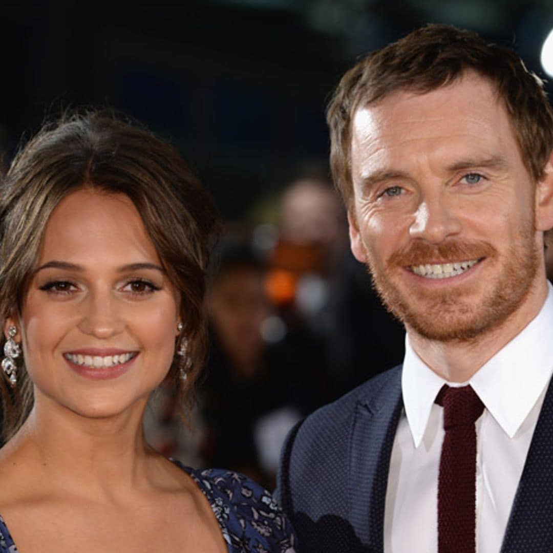 Alicia Vikander rompe su regla de oro para hablar de su vida privada con Michael Fassbender