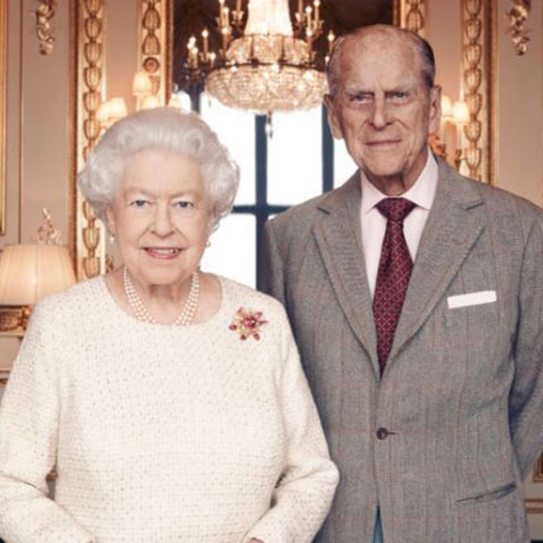 Primera fotografía oficial de Isabel II y el Duque de Edimburgo en sus bodas de titanio