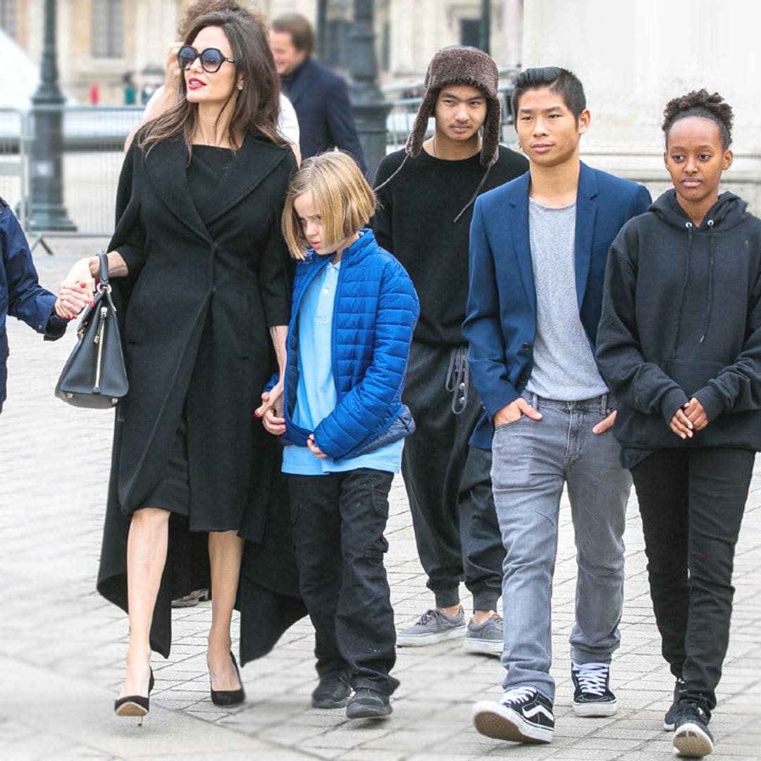 Así han cambiado los seis hijos de Angelina Jolie