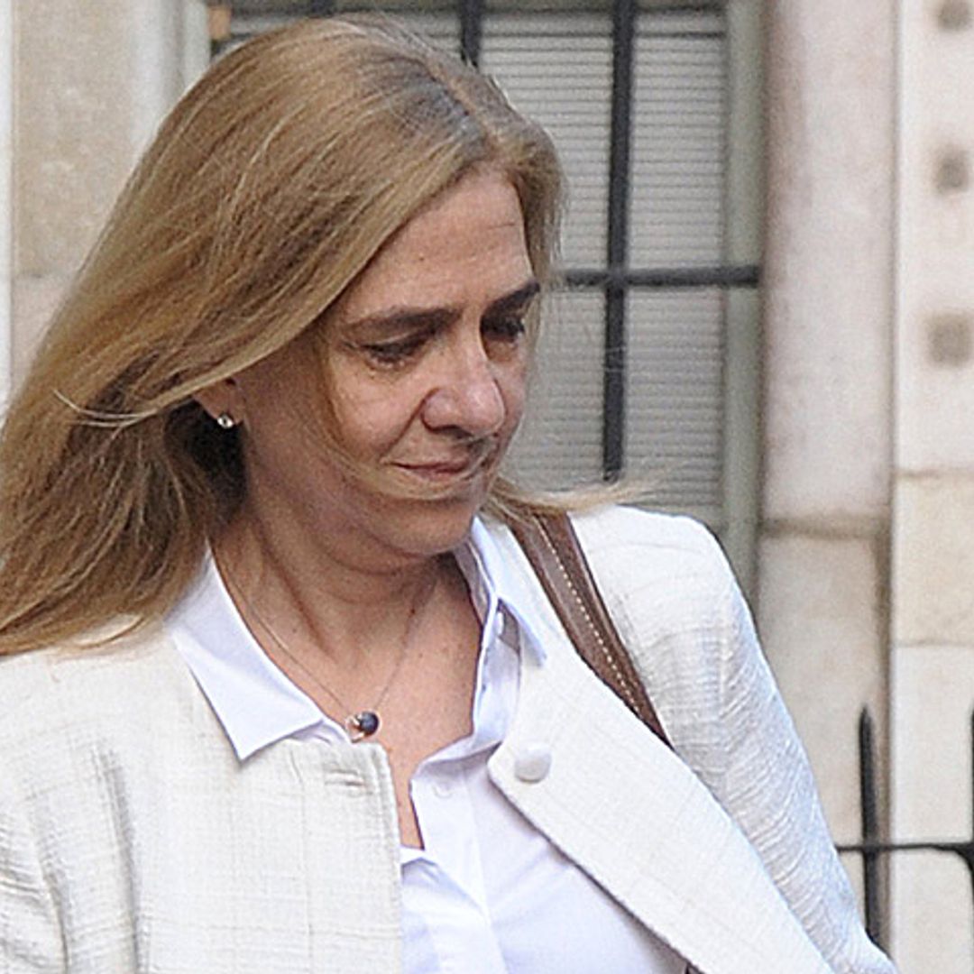 Primeras imágenes de la infanta Cristina el día en que se ha conocido la sentencia de cárcel para Iñaki Urdangarin