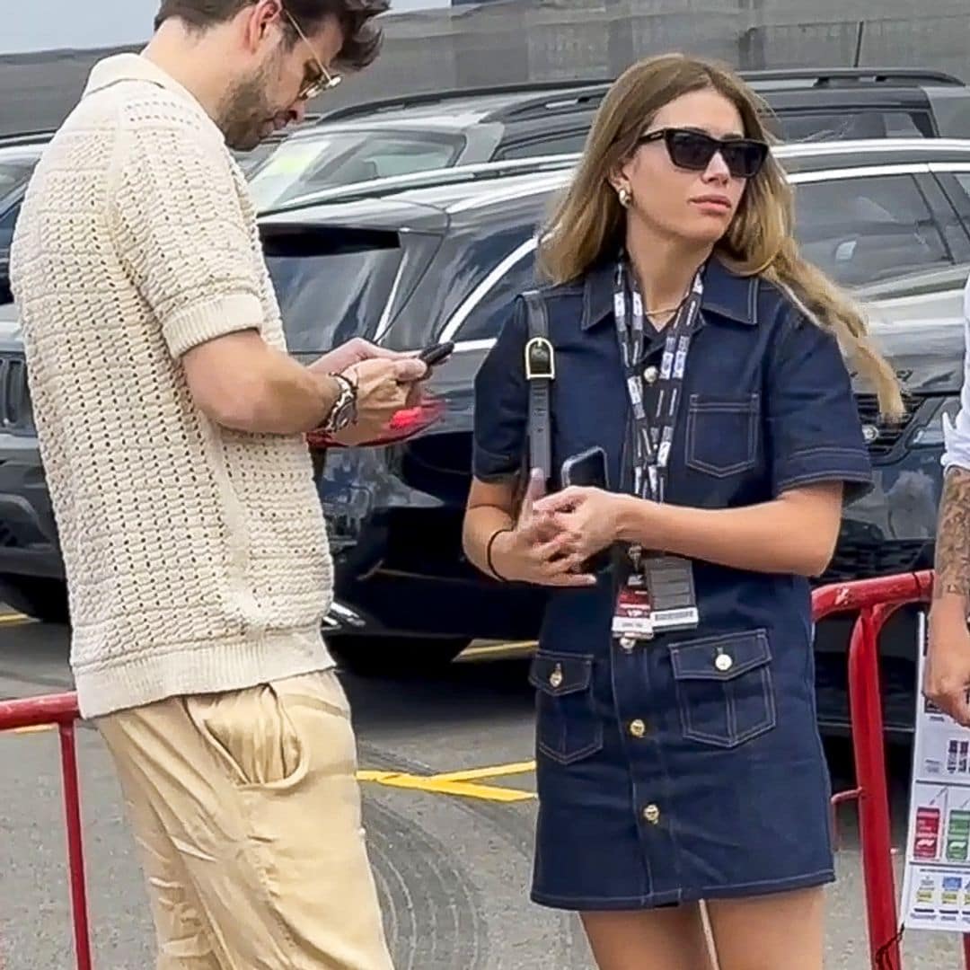 Gerard Piqué y Clara Chía en el GP de España 2024 de Fórmula 1