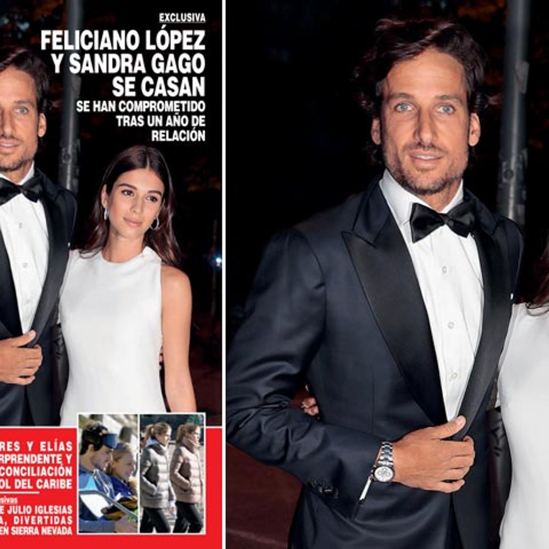 Exclusiva en ¡HOLA!, Feliciano López y Sandra Gago se casan