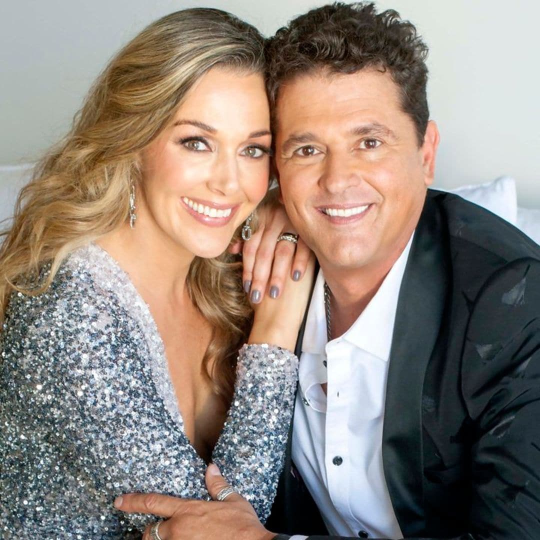 Hablamos en exclusiva con el cantante Carlos Vives y su mujer, que celebran 20 años de amor