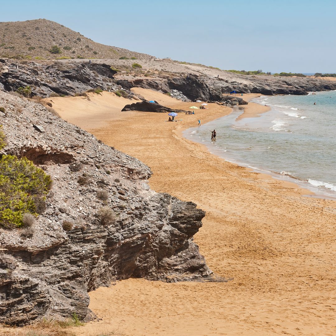 Playas en el Parque Regional de Calblanque, Murcia
