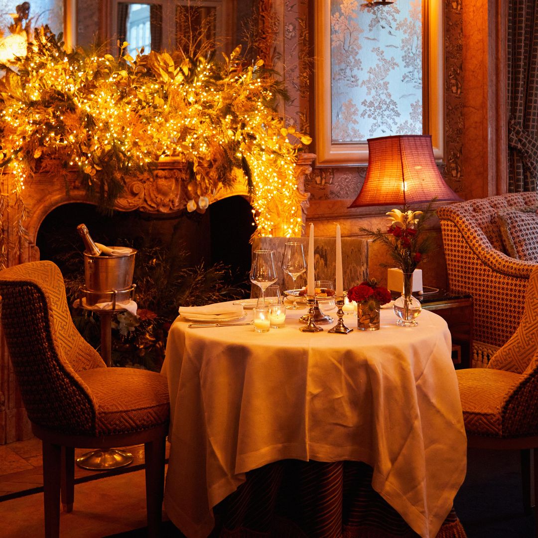 Mesa de Navidad en el Hotel Santo Mauro de Madrid