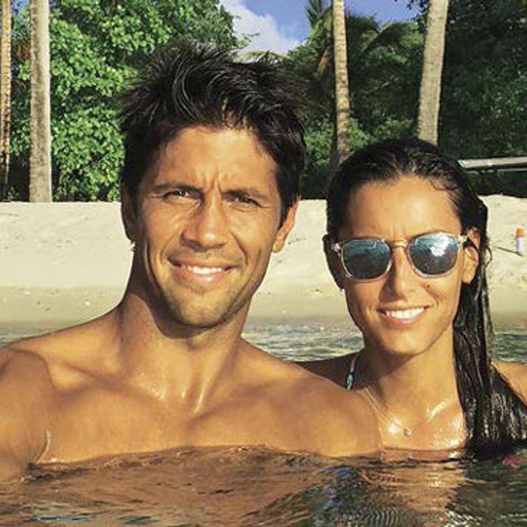 En ¡HOLA!: Ana Boyer y Fernando Verdasco posan juntos en su paraíso privado del Caribe