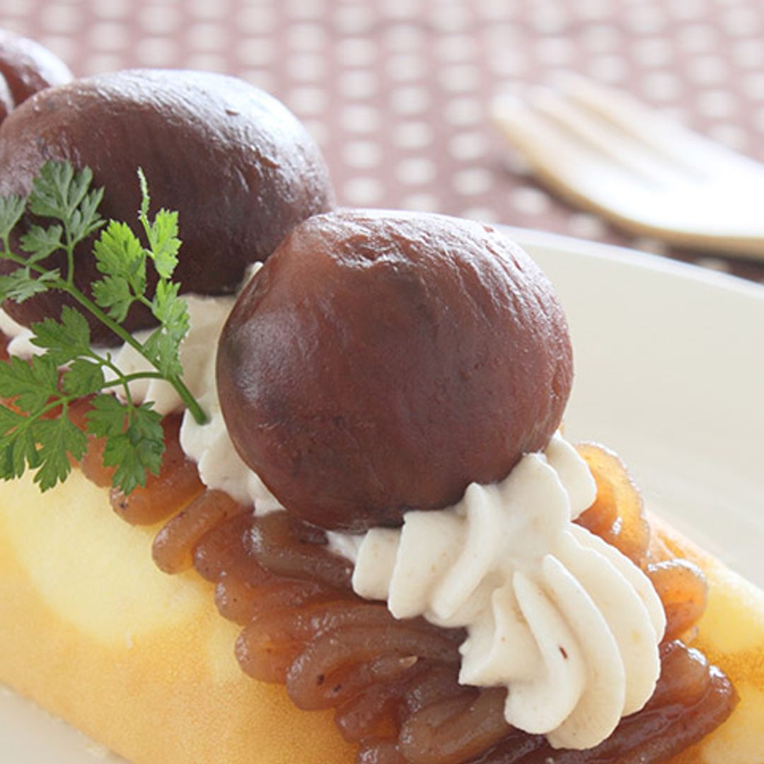 Tarta de queso marrón 'glacé', el postre perfecto para estas navidades