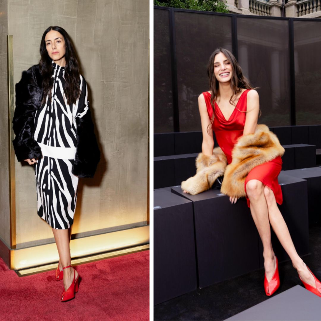 Natasha Dupeyrón, Cecilia Suárez y Macarena Achaga arrasan en el 'front row' de Ferragamo