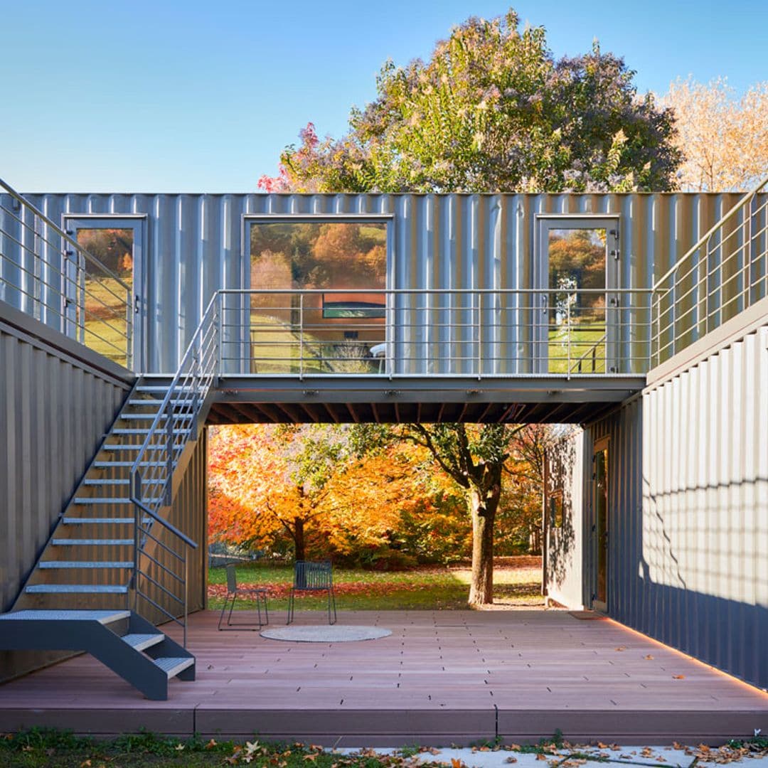 Una casa hecha con contenedores y de diseño 100% español