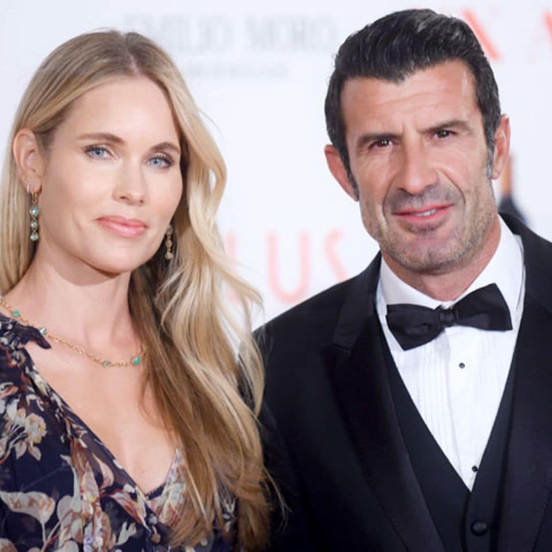 Helene Svedin, Luis Figo y sus hijas, la nueva familia de moda