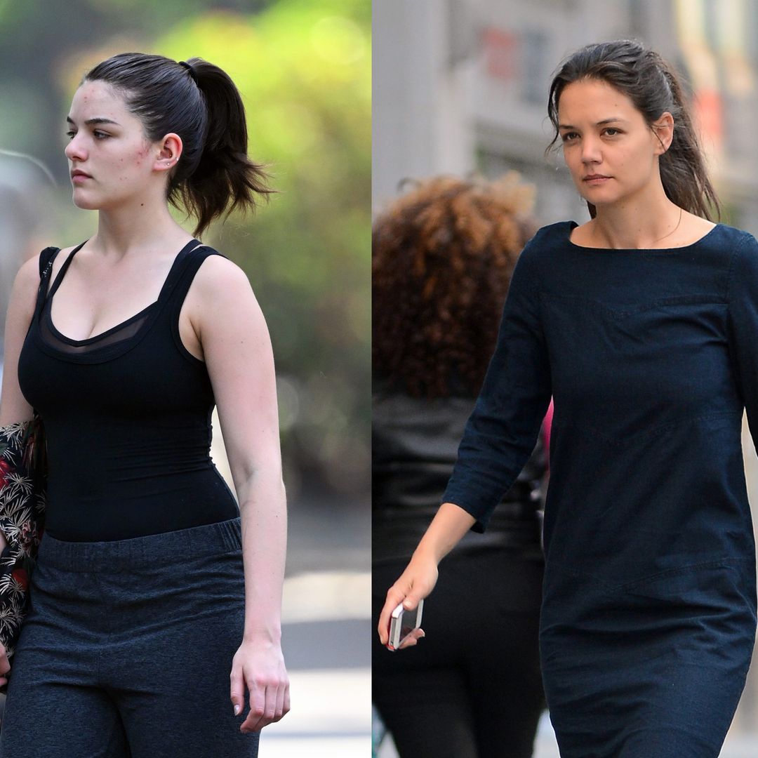 La última foto de Suri Cruise en Nueva York en la que parece la doble de Katie Holmes