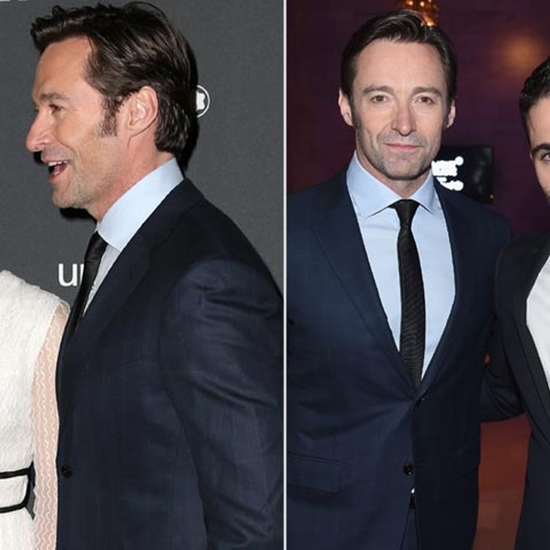 El día que Miguel Ángel Silvestre conoció a Carlota Casiraghi y Hugh Jackman