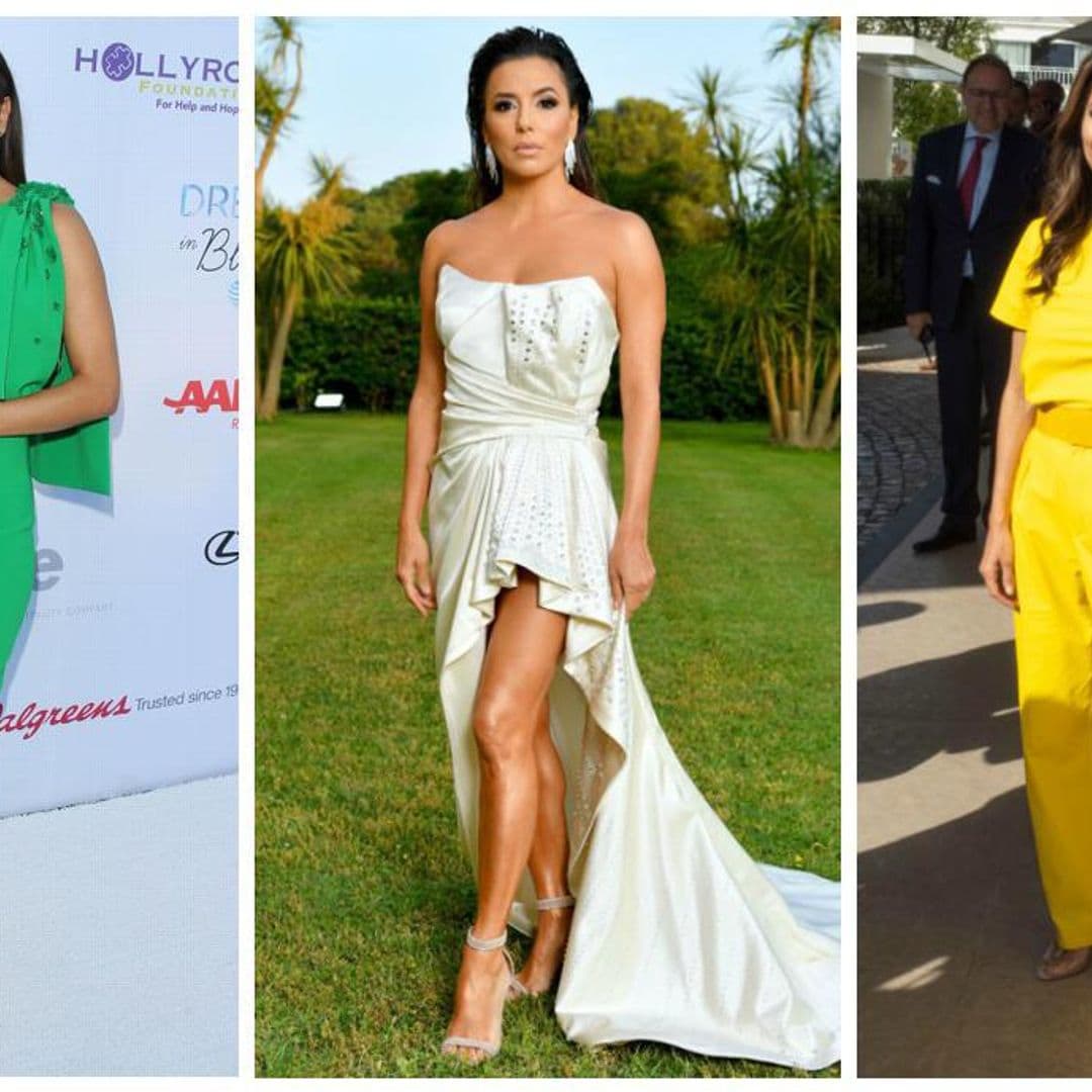 Haz como Eva Longoria y aumenta tu estatura con estos trucos de estilismo
