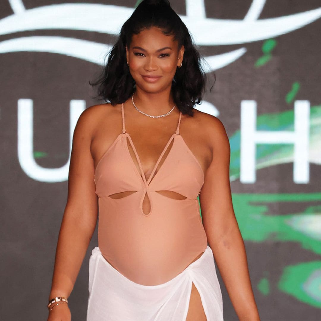 Chanel Iman se une al club de las modelos que han desfilado embarazadas y se hace viral