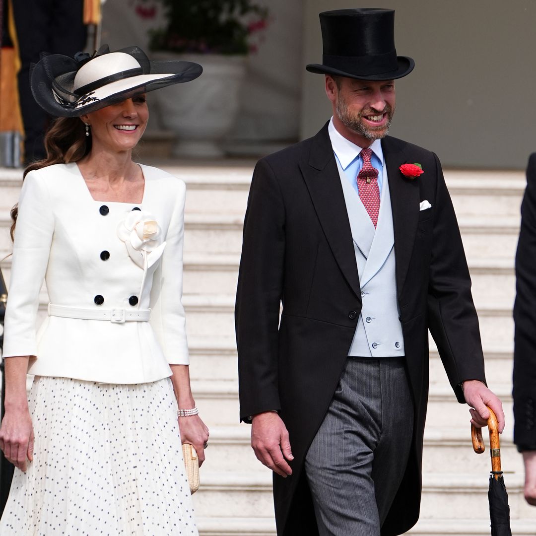 Kate Middleton deslumbra en la fiesta de jardín del palacio como anfitriona junto al príncipe Guillermo