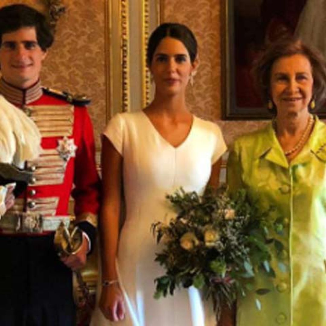 La reina Sofía, testigo de excepción del gran día de los Duques de Huéscar