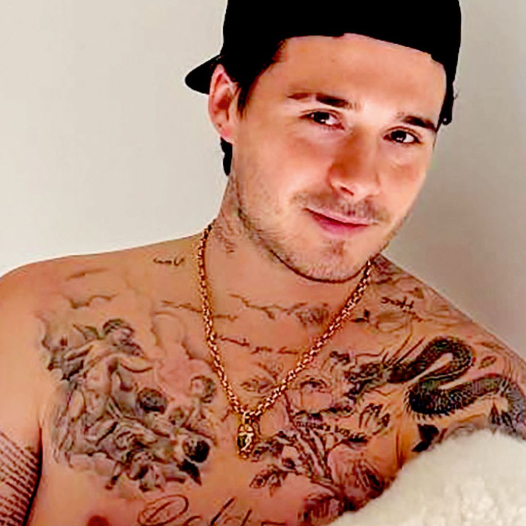 Fotografía con los tatuajes de Brooklyn Beckham