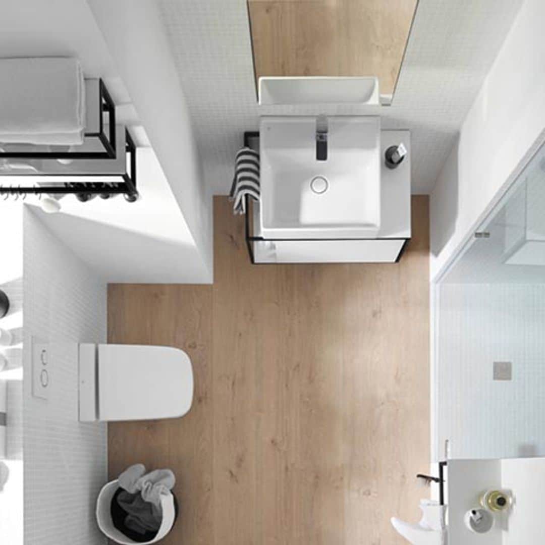 Así puedes hacer que tu baño parezca más grande