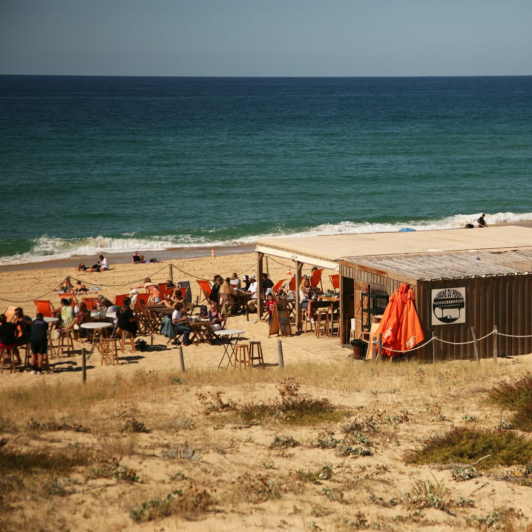 Chiringuito de la playa de Seignosse, Las Landas, Francia