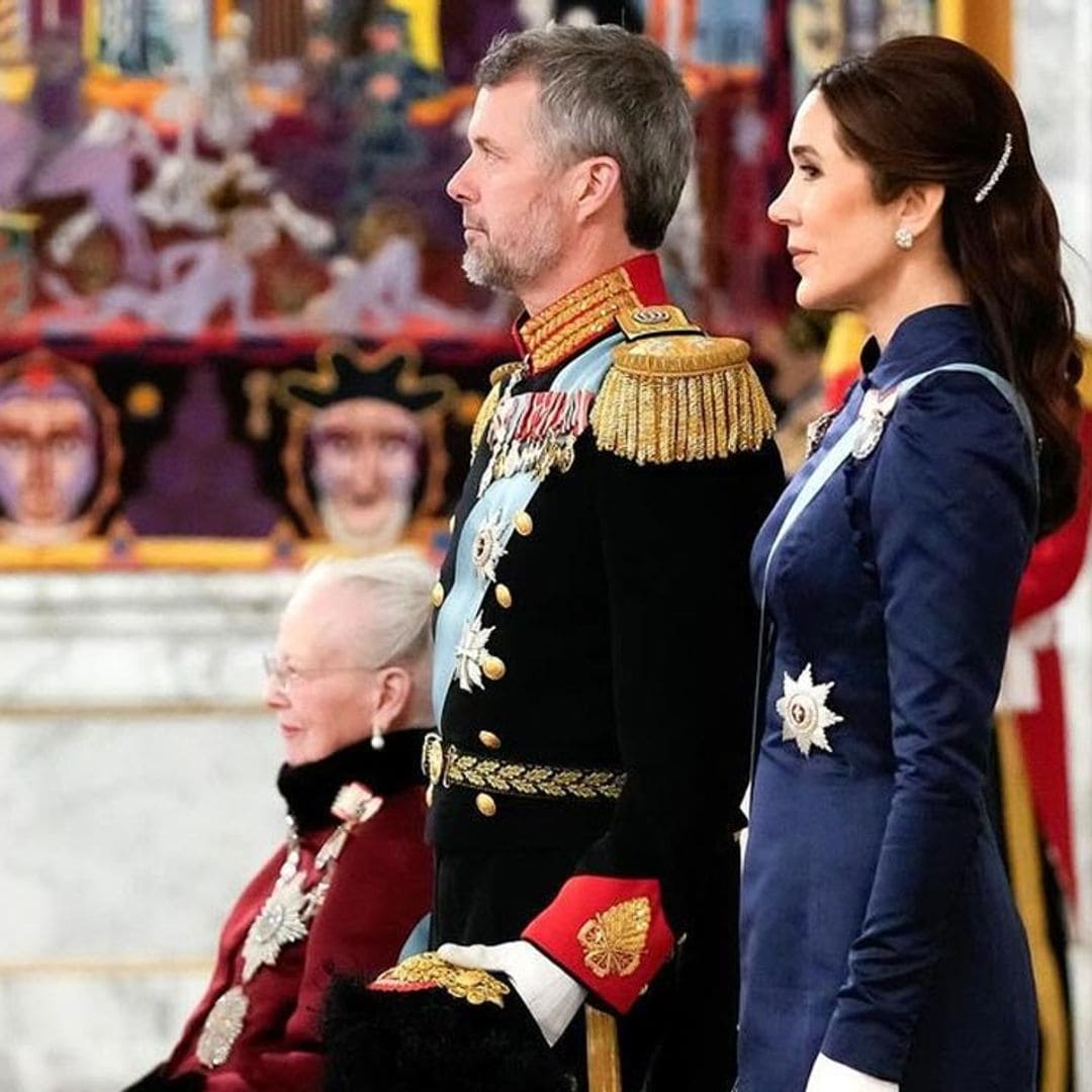 Mary de Dinamarca, fabulosa con un vestido azul y joyas de rubíes en uno de sus últimos looks como princesa