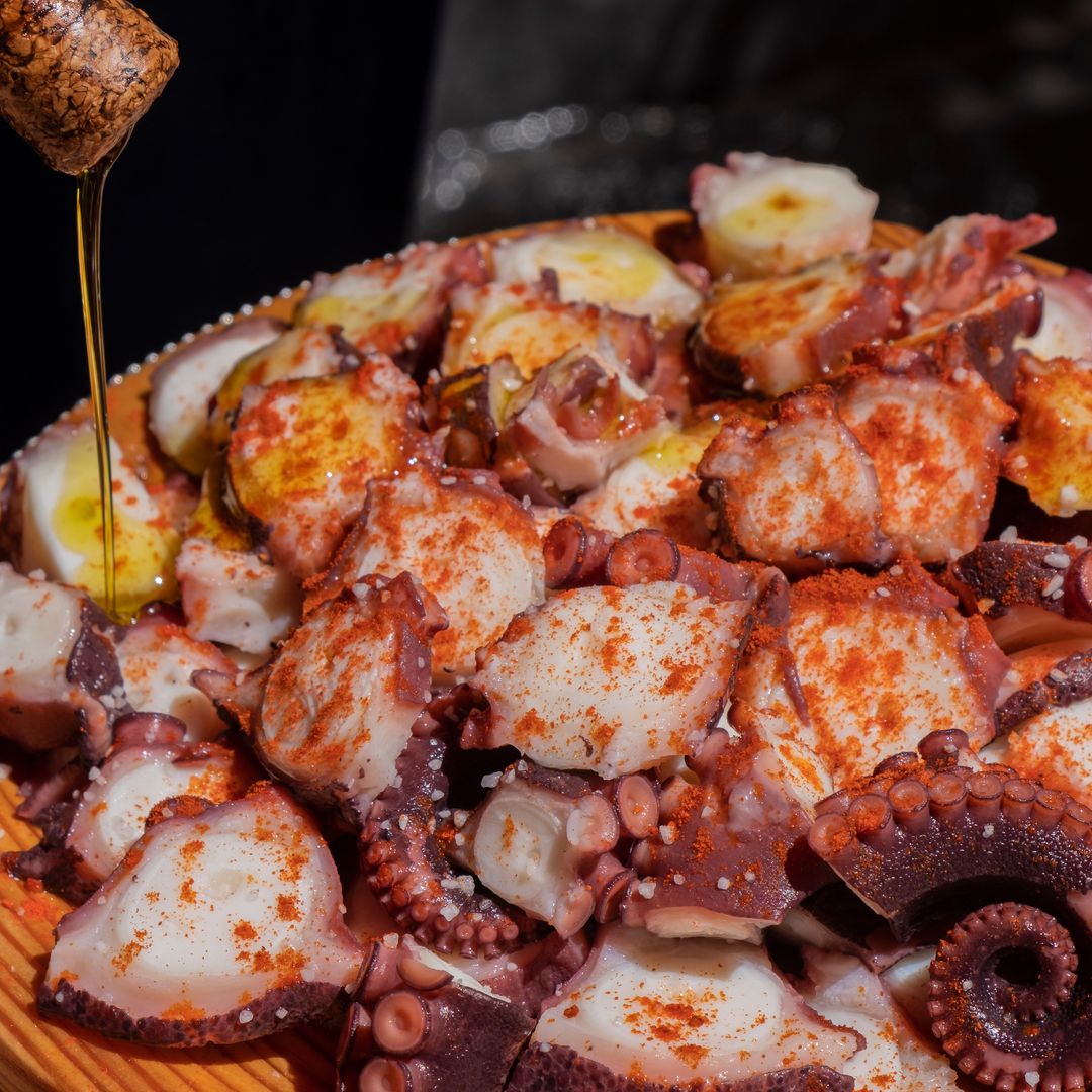 Pulpo a feira de O carballino, Ourense, Galicia