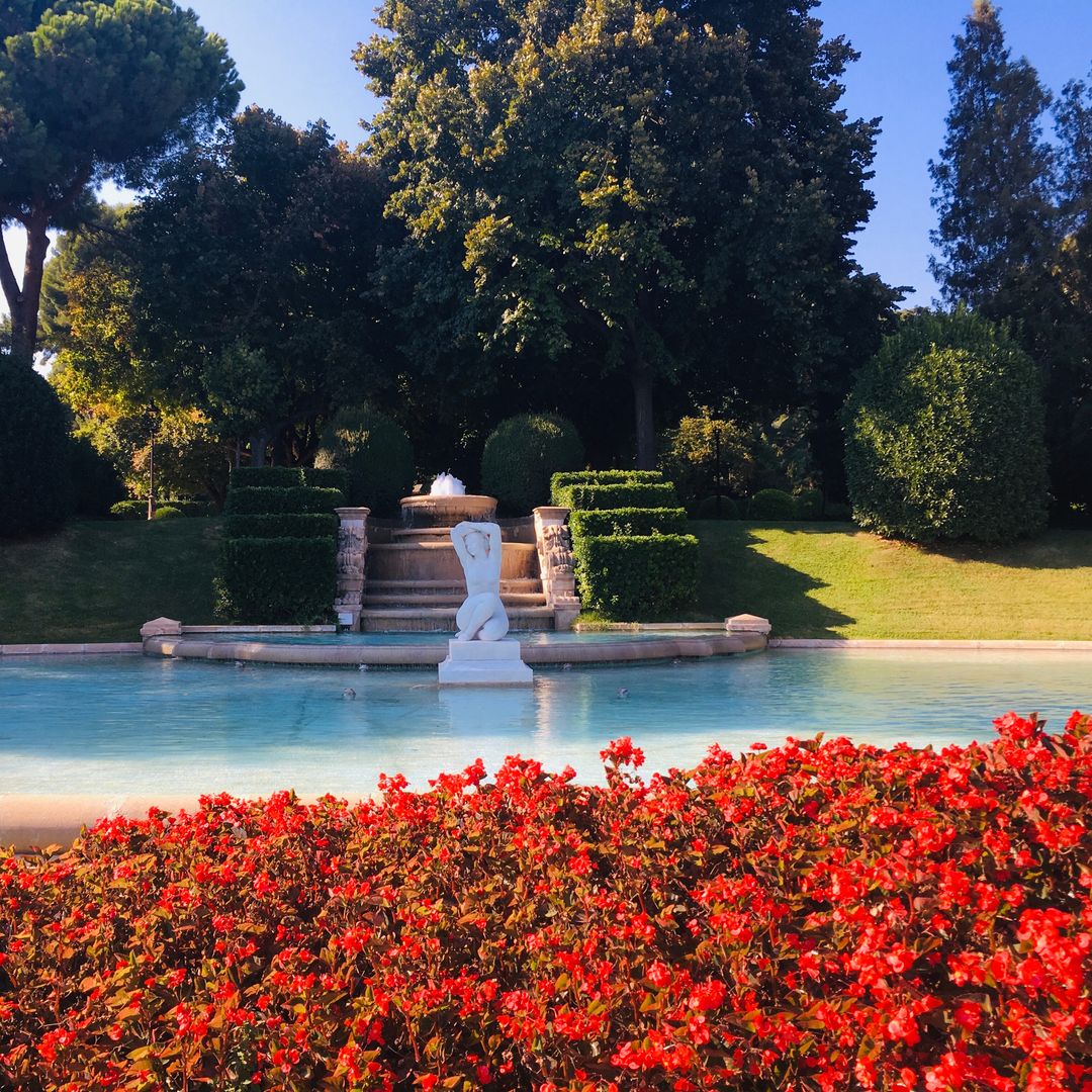 Jardines del Palau de Pedralbes en Barcelona