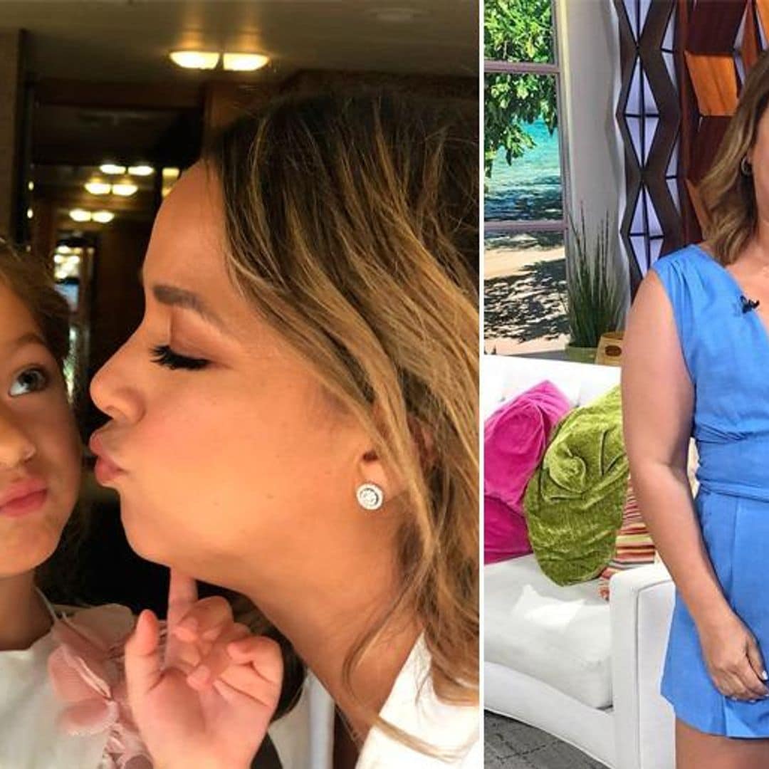 Adamari López y las tiernas llamadas por la mañana a su hija Alaïa