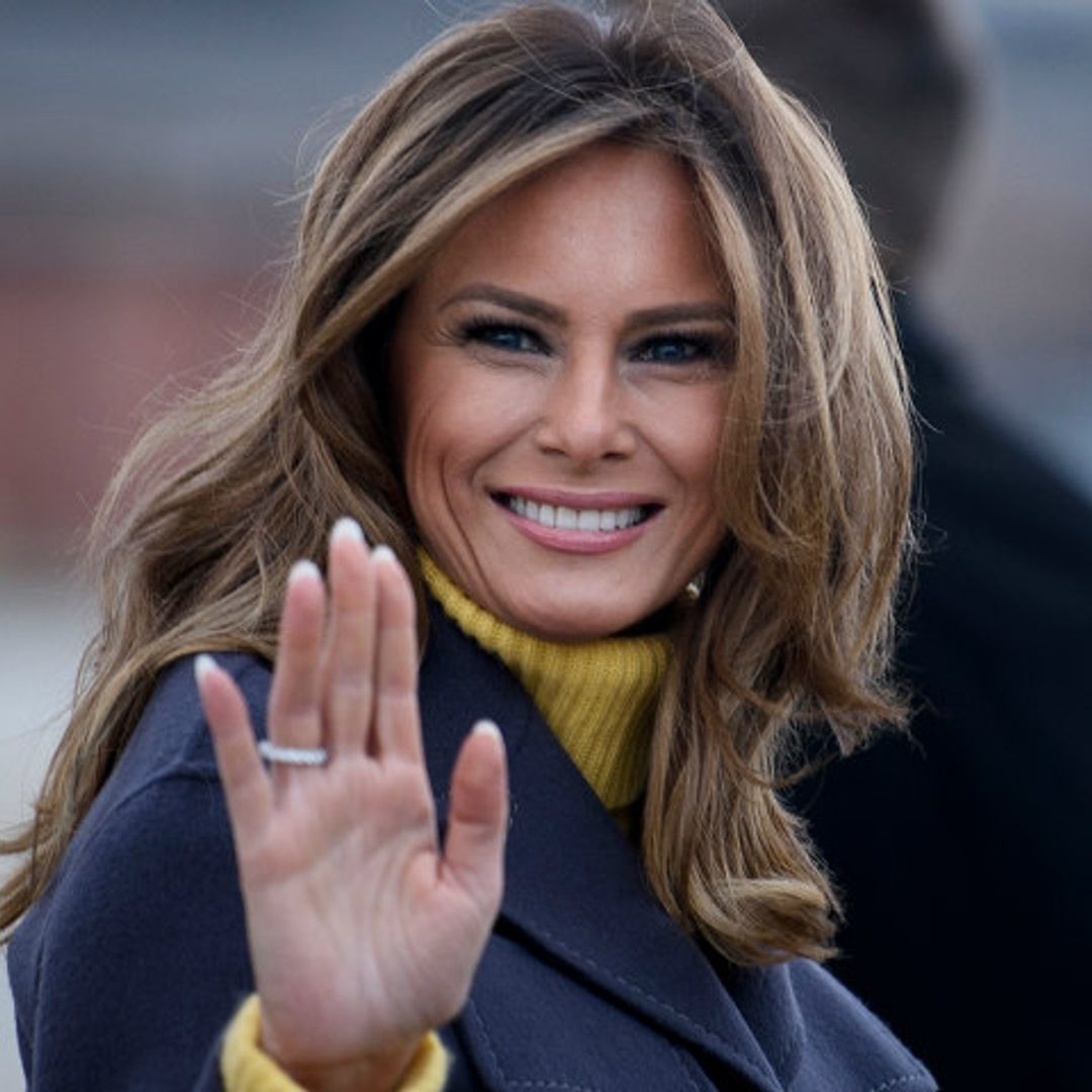 Melania Trump, gira en solitario pero no sin sus zapatos 'made in Spain'