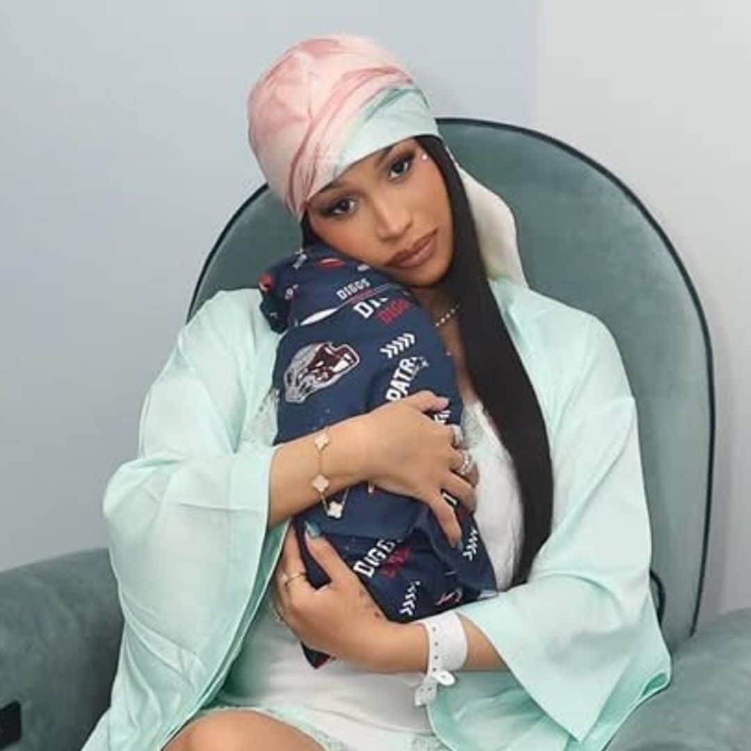 Cardi B enternece con las primeras fotos de su bebé con Stefon Diggs