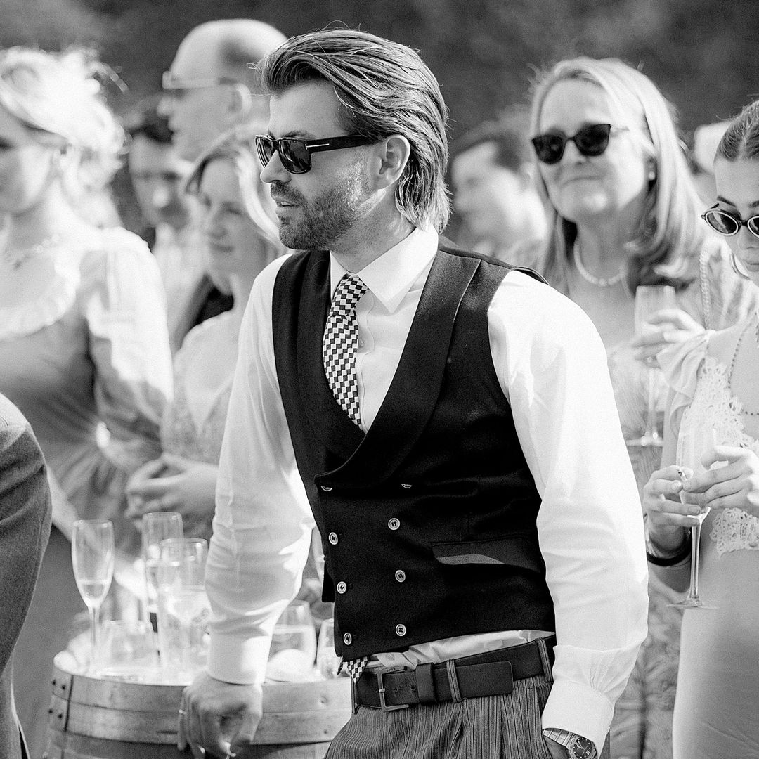Cassius Taylor, primo de Lady Marina, uno de los tres 'DJ' que se encargaron de poner música a la boda