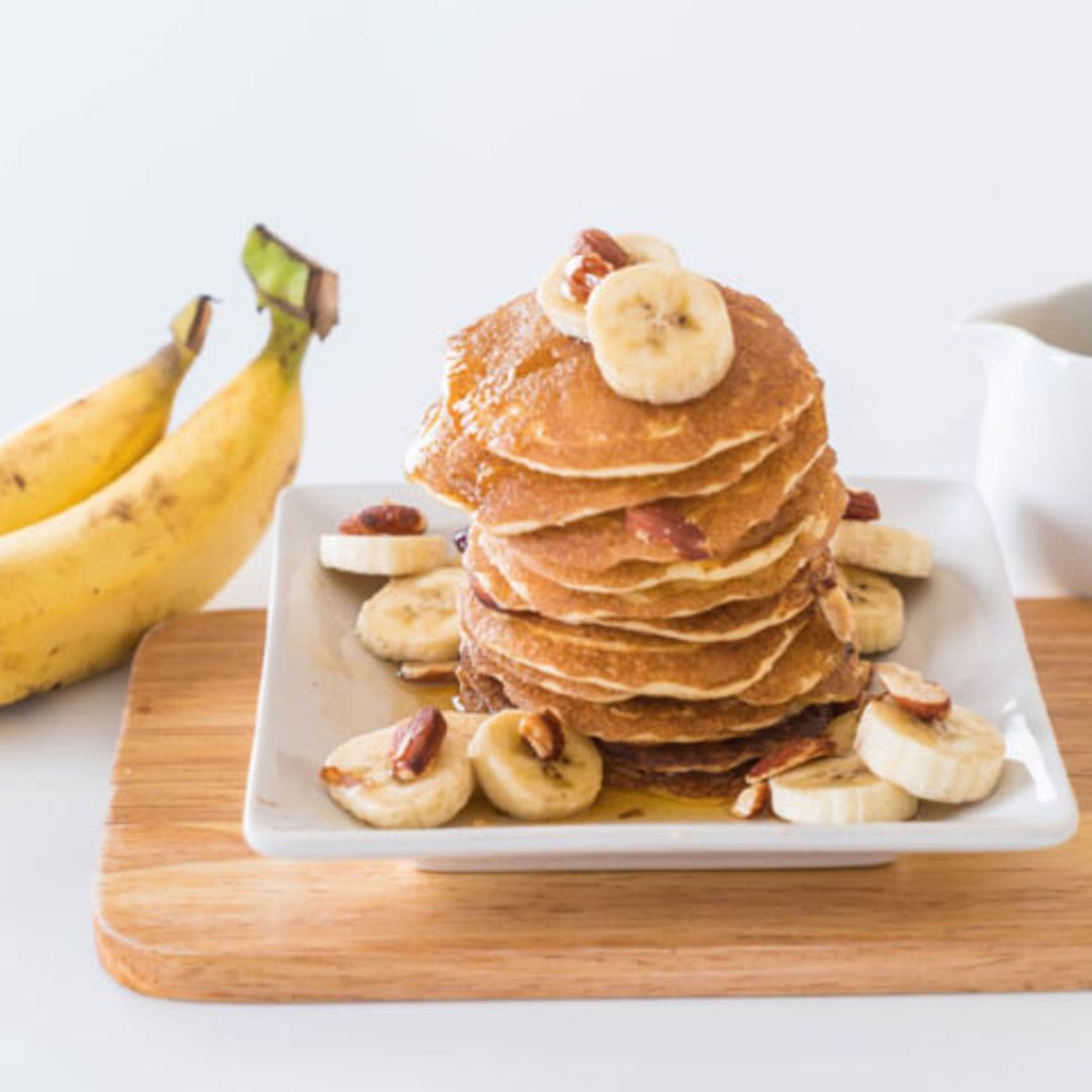 Tortitas de almendra y plátano