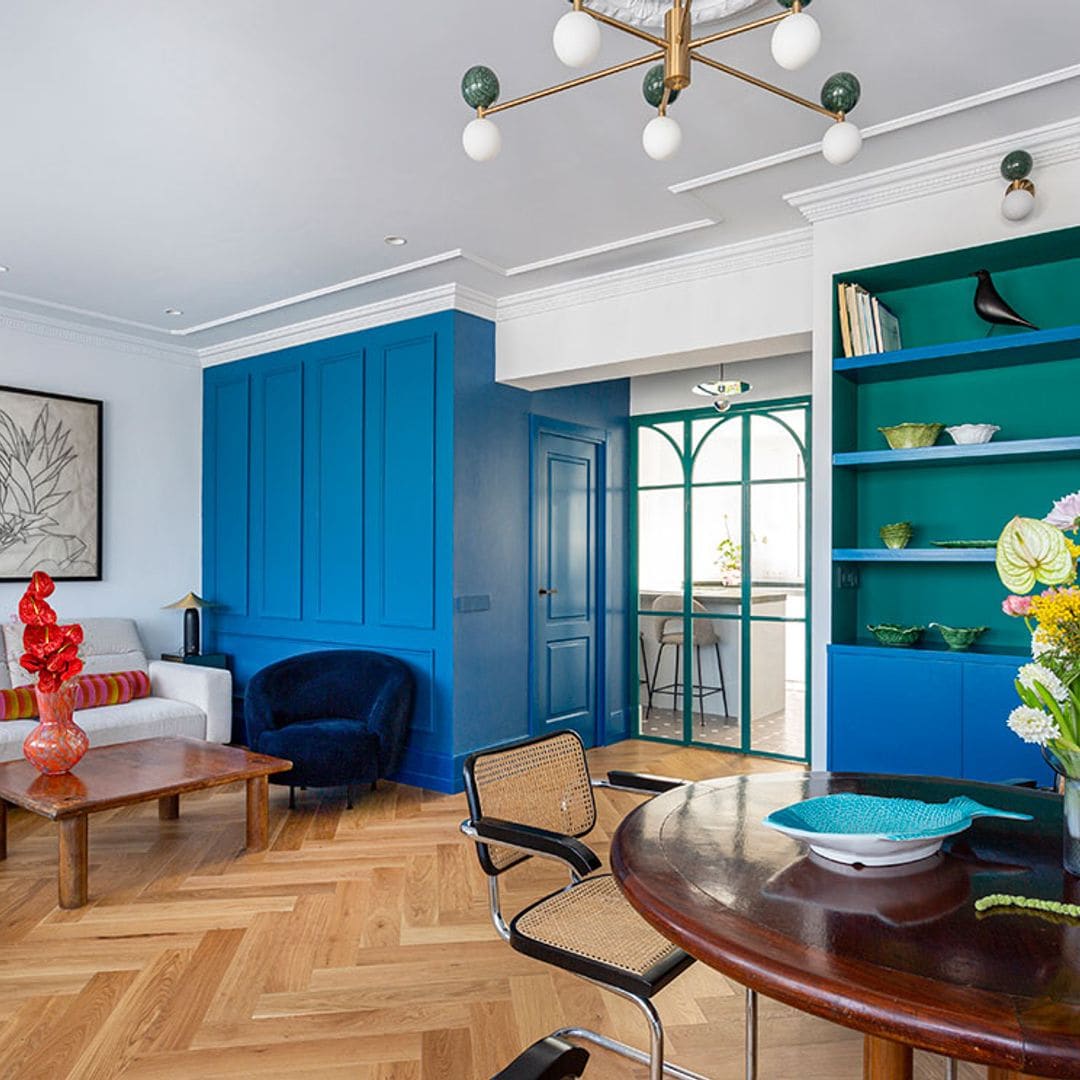 Ejemplos chispeantes del uso del color, bien aplicado en el interiorismo