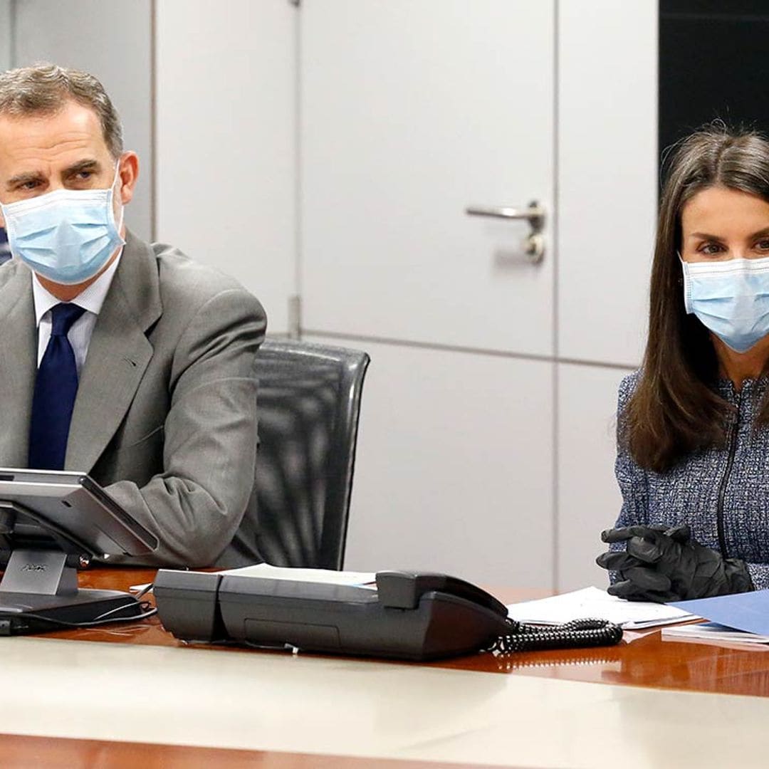 Películas en familia y cocina: así pasan el confinamiento los Reyes y sus hijas