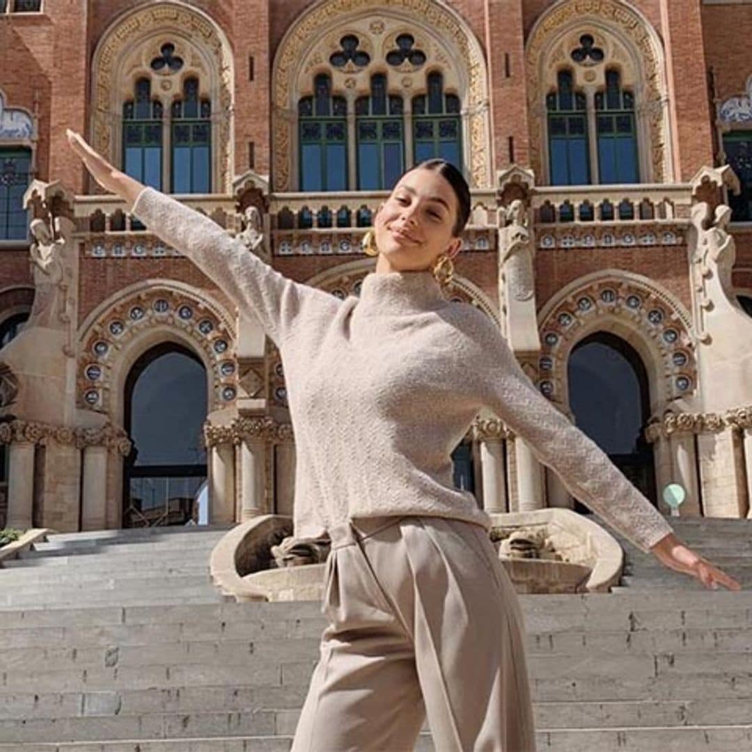 Camila Morrone, novia de Leonardo DiCaprio, desconcierta en la pasarela 080 Barcelona