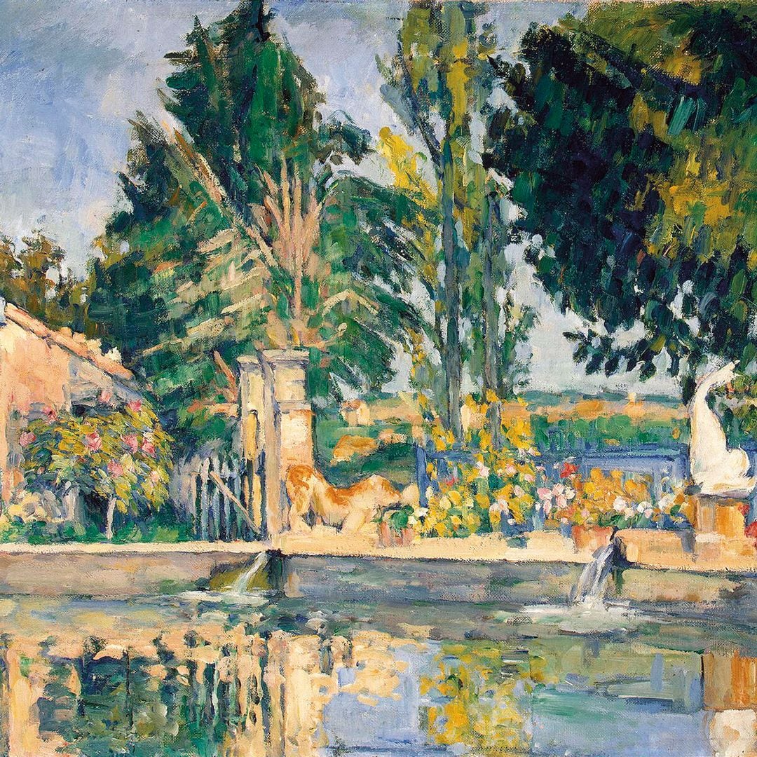 Jas de Bouffan, La Piscina, c. 1876. Cézanne, Paul (1839-1906). Colección del Museo Estatal del Hermitage, San Petersburgo