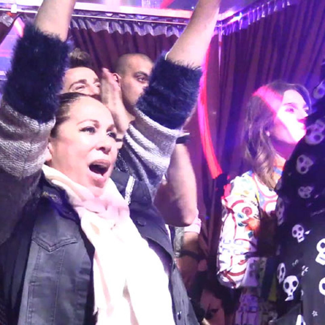 Así baila Isabel Pantoja en el concierto de Kiko Rivera