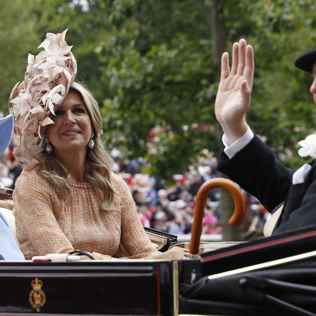 Guillermo y Máxima de Holanda, protagonistas del primer día de las carreras de Ascot