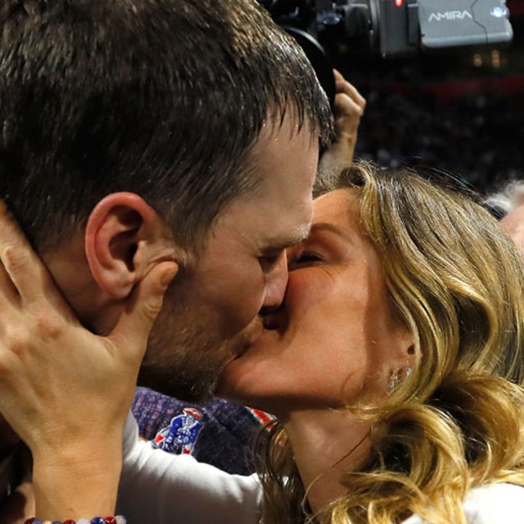 El beso entre Tom Brady y Gisele Bündchen, ¡lo más comentado del Super Bowl!
