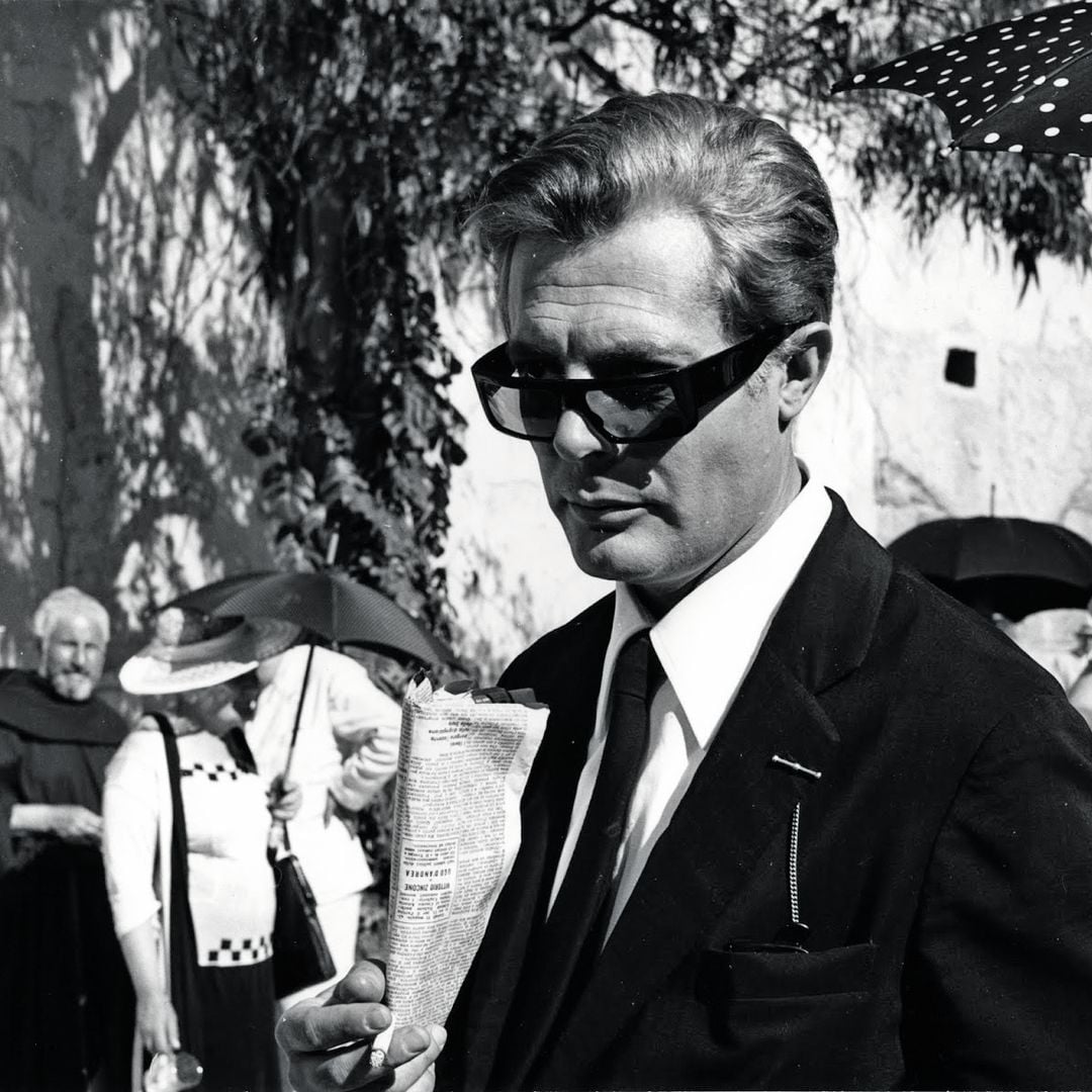 El actor italiano Marcello Mastroianni.