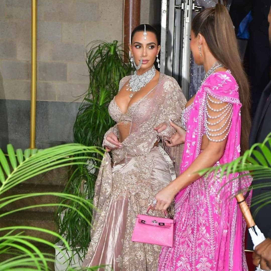 De Kim Kardashian a Priyanka Chopra: los mejores looks vistos en la boda del heredero del hombre más rico de la India