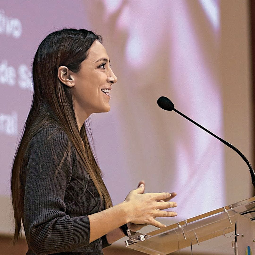 Tamara Falcó en una ponencia sobre religión