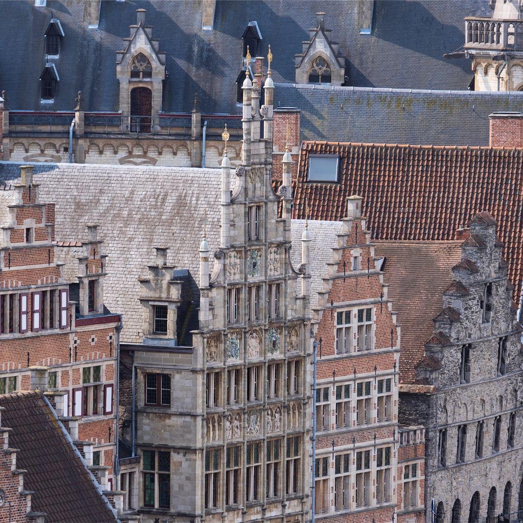 Tejados de Amberes, Bélgica